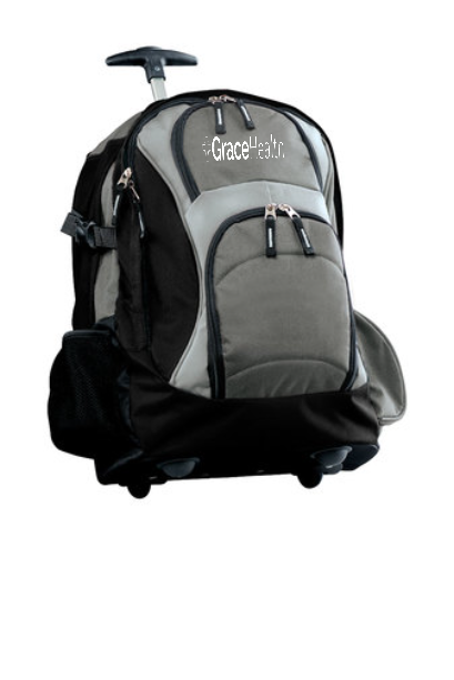 GH BG76S Port Authority Wheeled Backpack Pearl Apparel